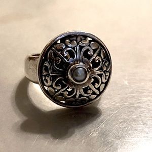 Janice Girardi Celtic Pearl & Stering Silver Ring